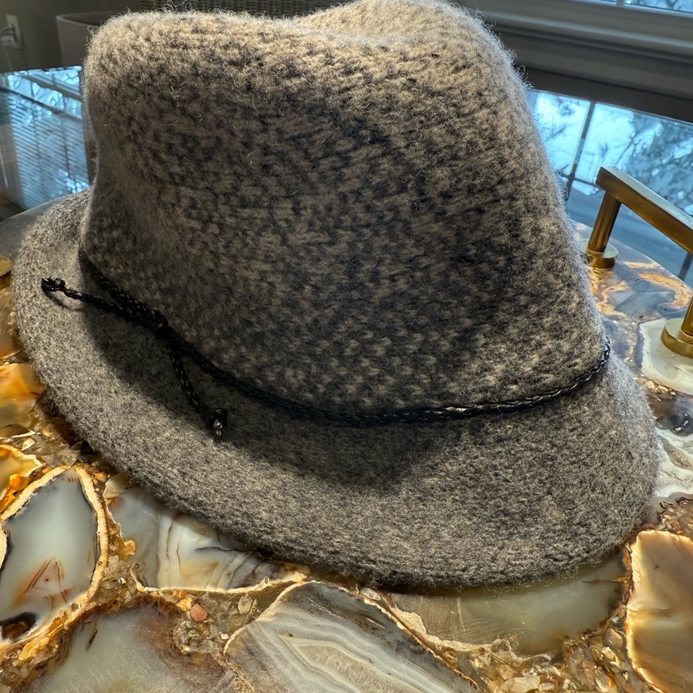 Nordstrom Charcoal Wool Fedora